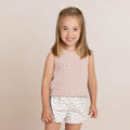 Mauve Cherry Knitted Short Set