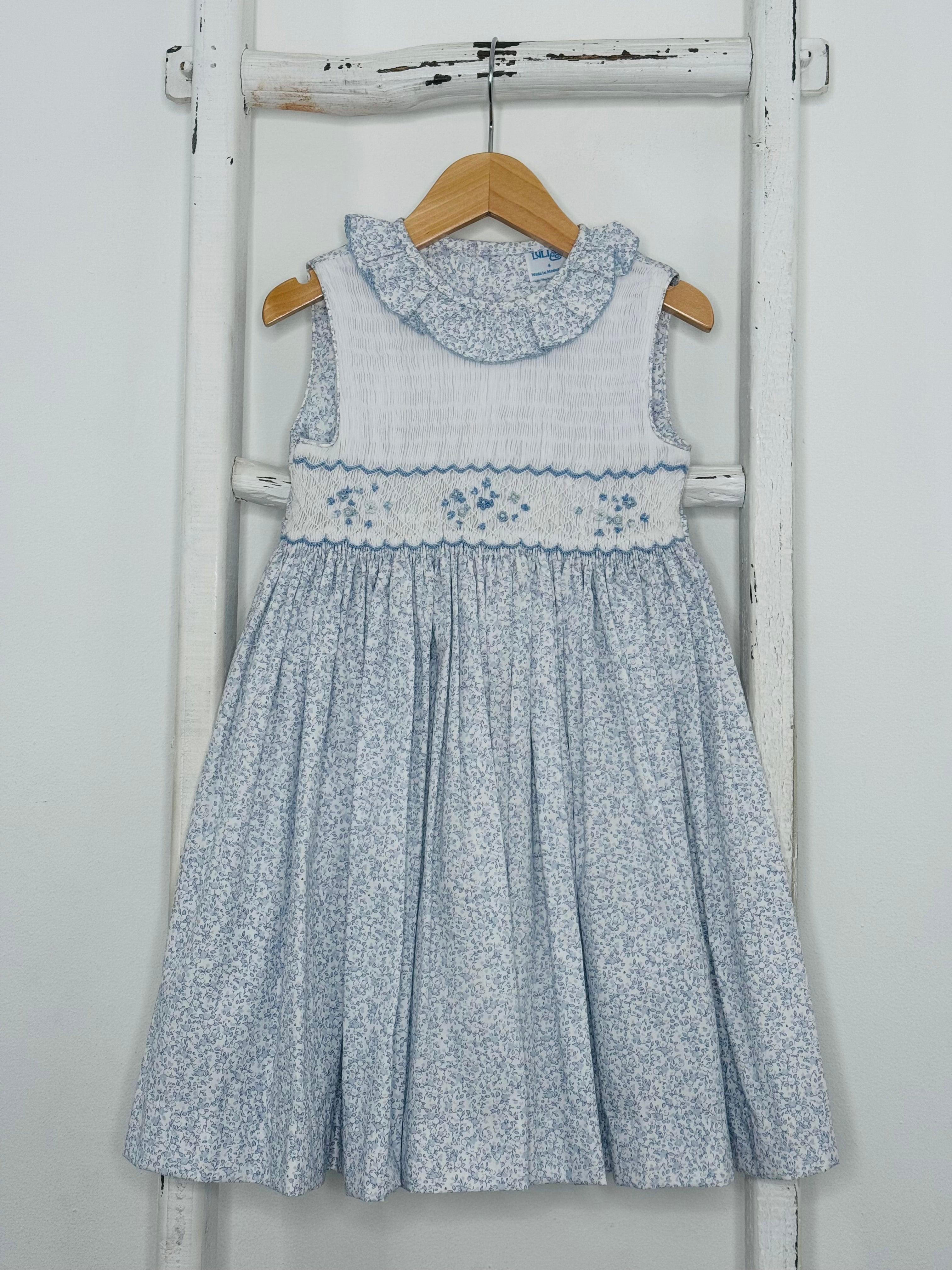 Light Blue Smock Dress