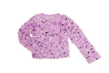 Purple Sequin Sweater