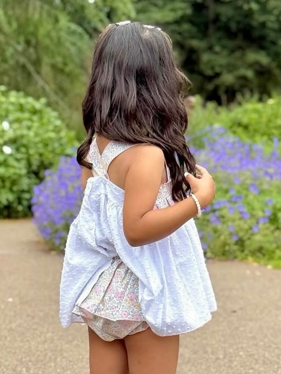 Valentina Smocked Plumeti Set