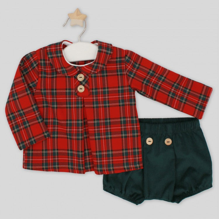 Plaid Boy Two Piece Set