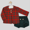 Plaid Boy Two Piece Set