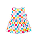 Color Checkered Dress
