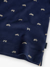 Motorcycle Navy Blue Button Up