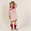 Flower Velvet Bow Dress