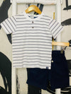 Navy Blue Stripes Set