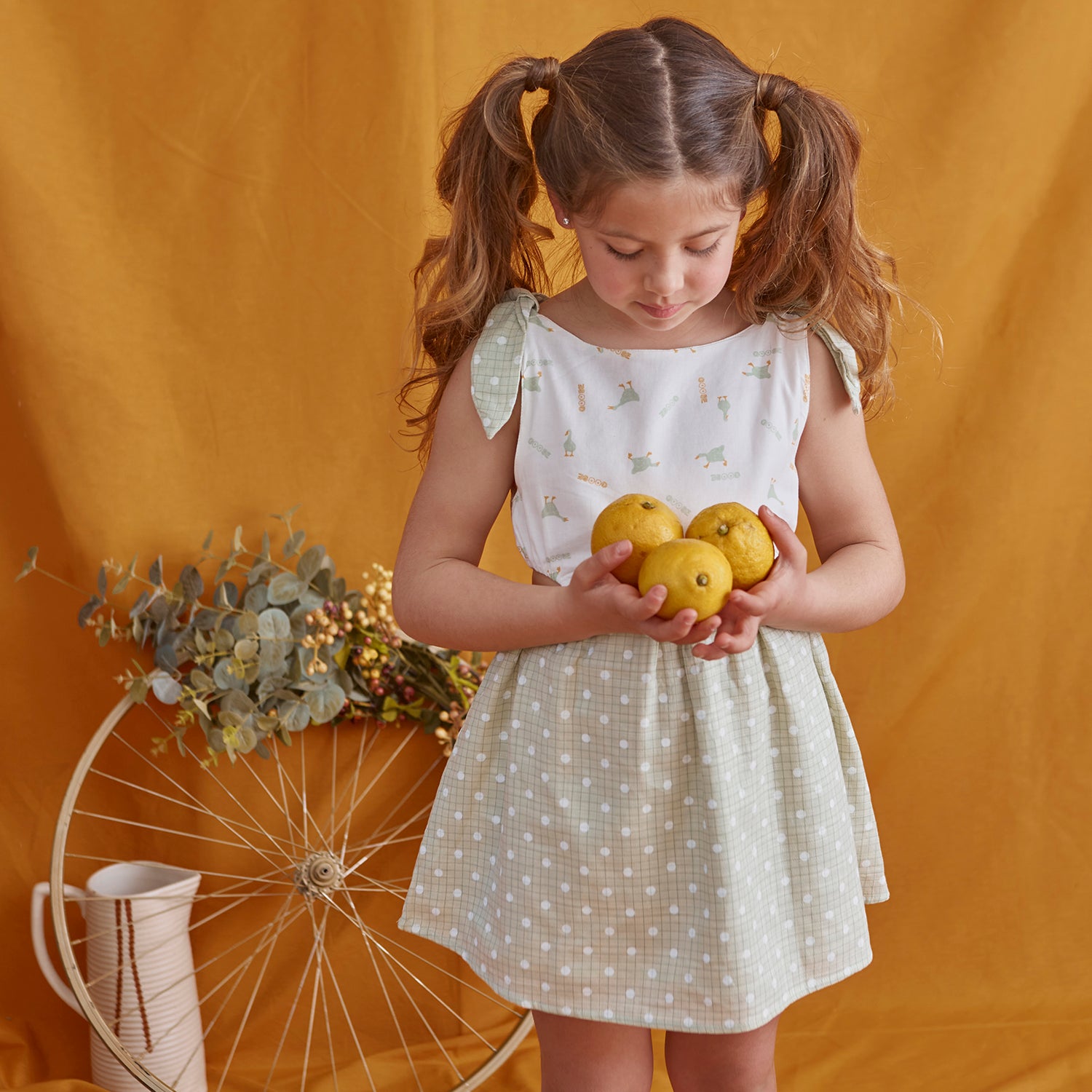 Bow and Goose cut-out Dress