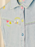 Happiness Denim Romper