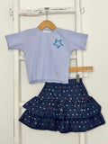 Sequin Multi Star Skort Set