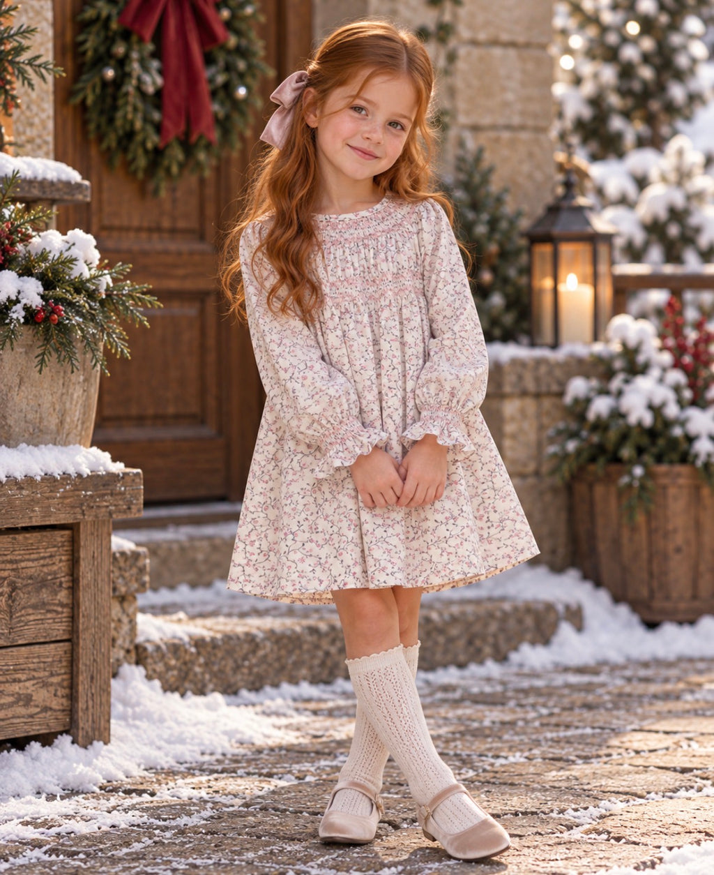 Sweet Rosette Dress