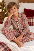 Merry Little Plaid Boy Pajama Set