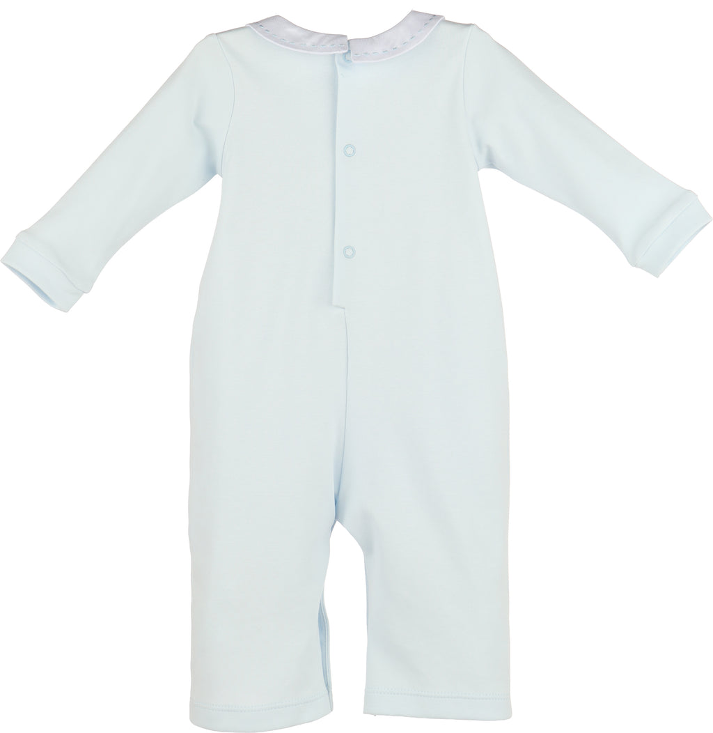 Warm Winter Blue Romper