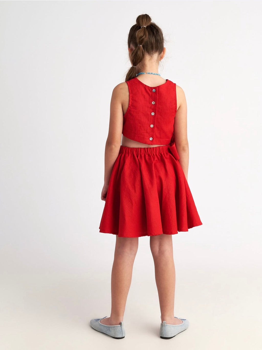 Cut Out Red Dress