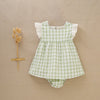 Green Gingham Baby Dress