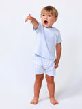 Blue Bus Gingham Set