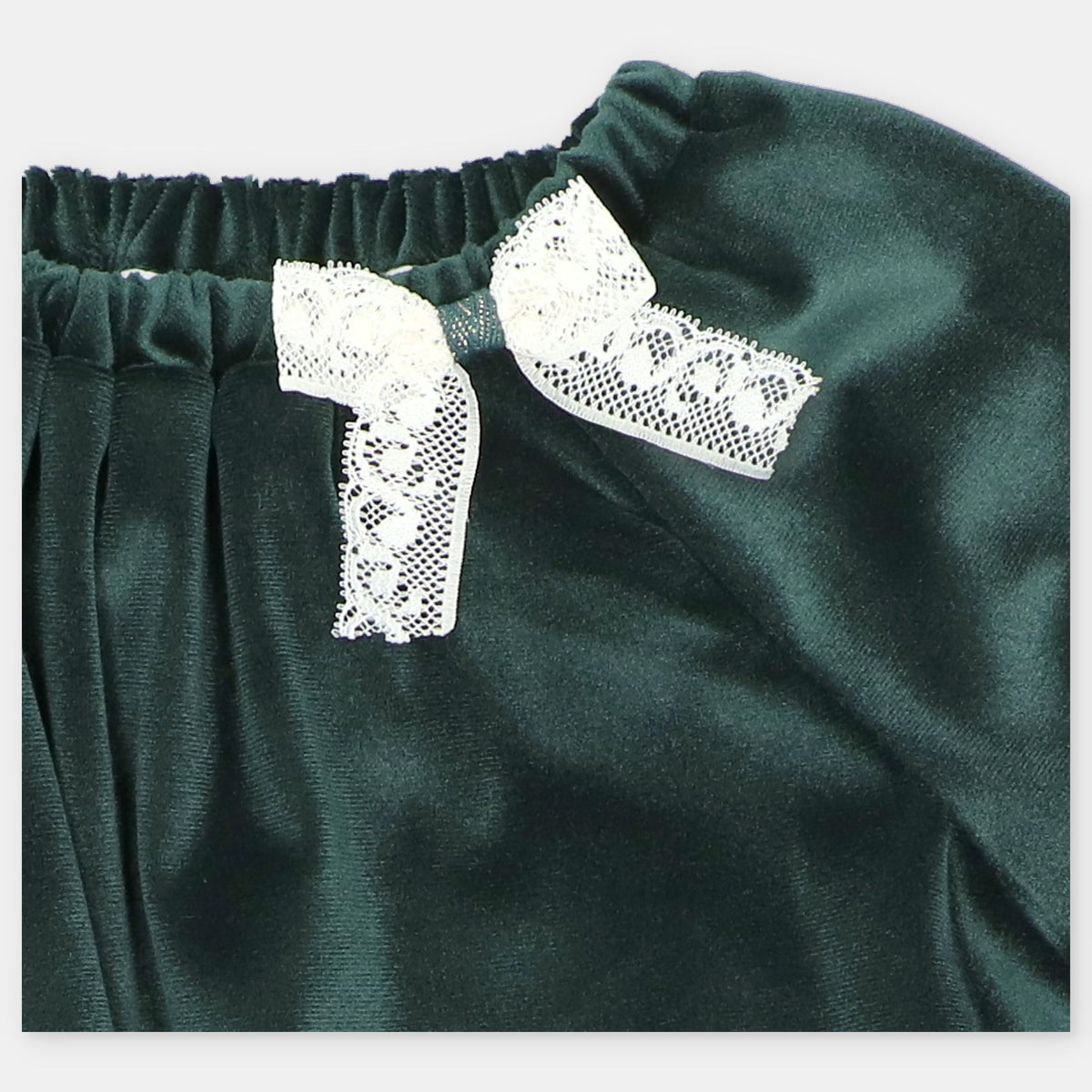 Ever Green Velvet Dress