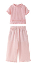 Coral Vichy Pant Set