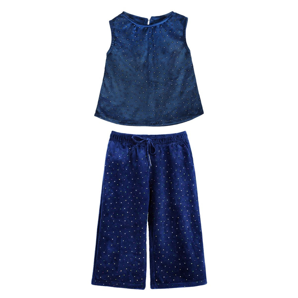 Navy Crystal Bloom Set