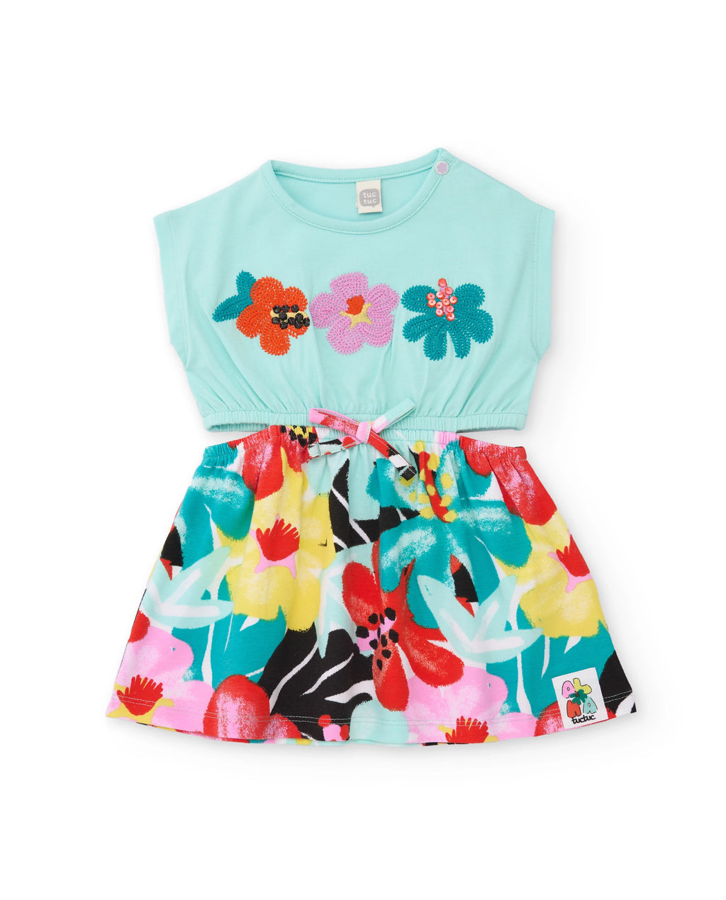 Flower Cut-Out Dress