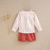 Baby Boy Autumn Stripes Set