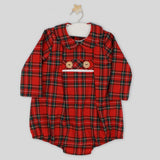 Plaid Boy Romper