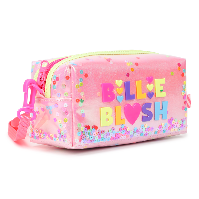 Sequin Neon Billie Blush Bag