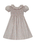 Hand Smocked Floral Bishop Baby Girl Dress