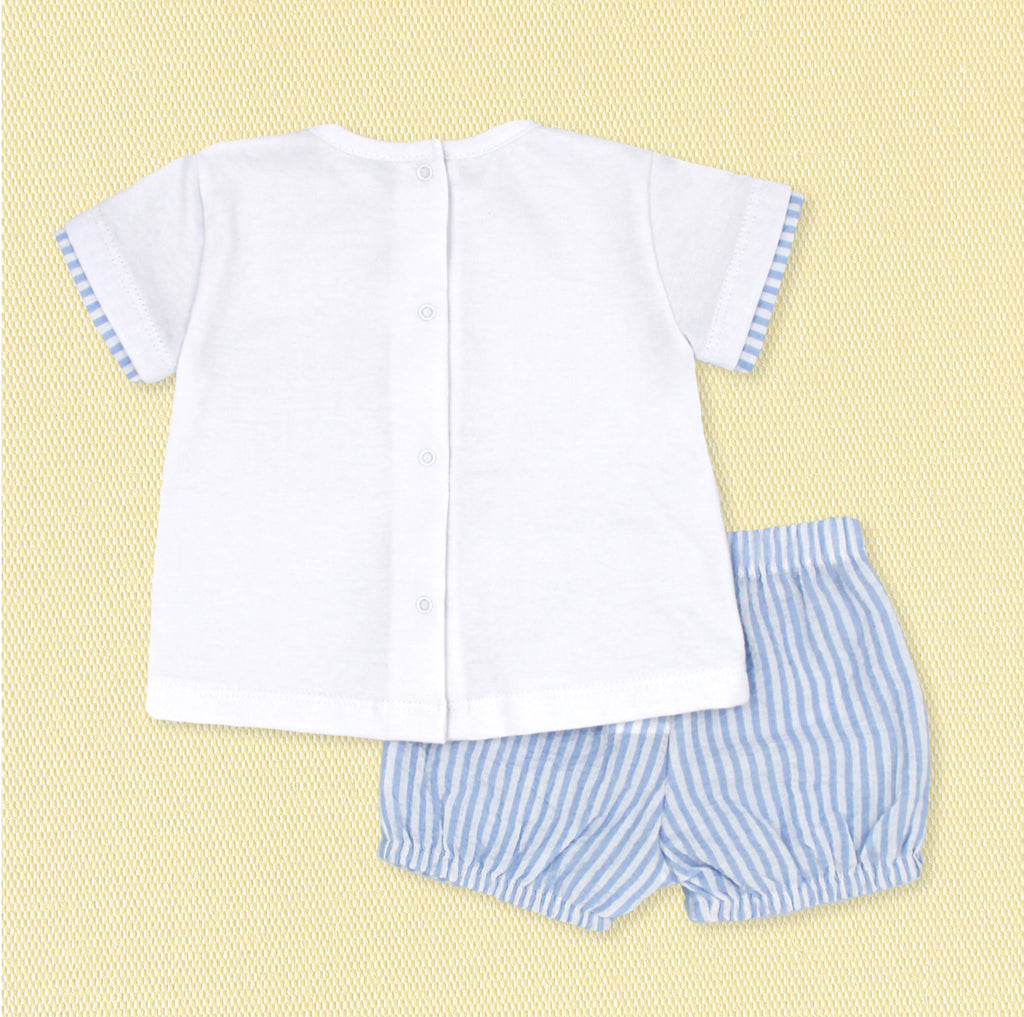 Stripe Pocket Two Piece Set