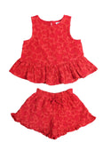 Red Star Short Set