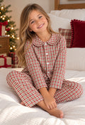Merry Little Plaid Girl Pajama Set