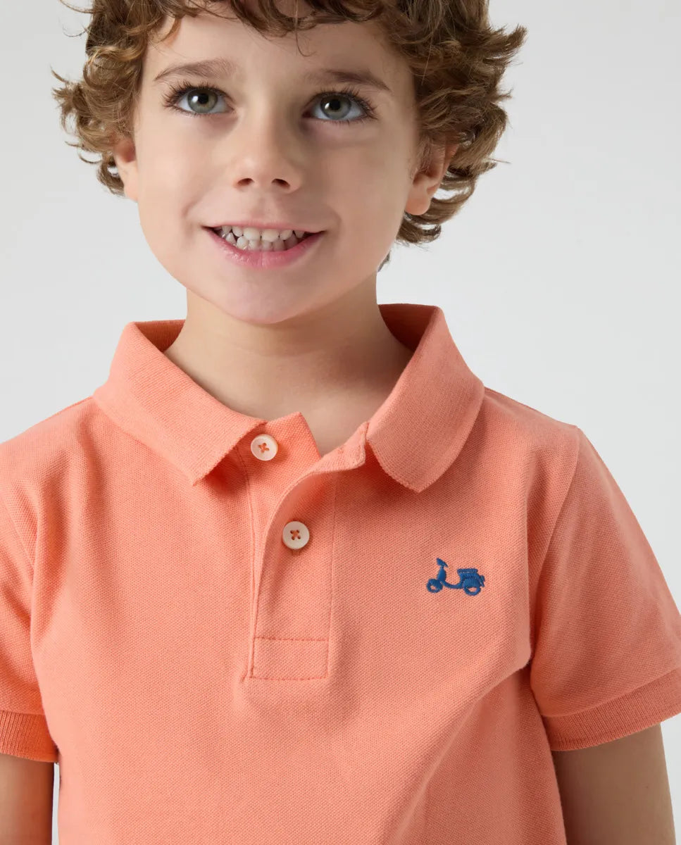 Classic Coral Polo