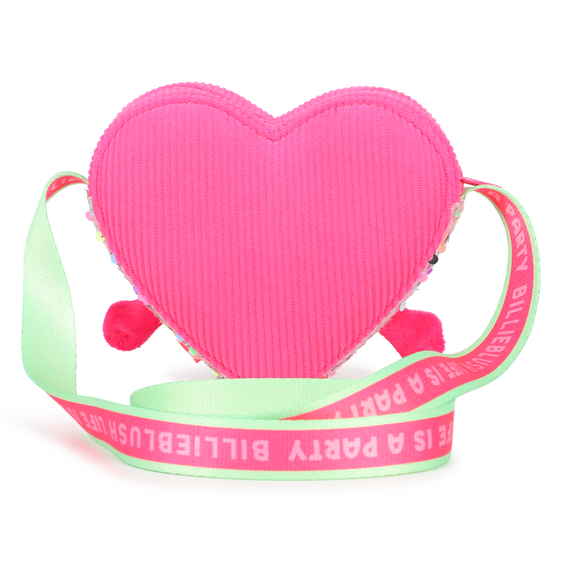 Happy Sequin Heart Bag