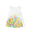 White Confetti Dress