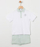 André gingham set