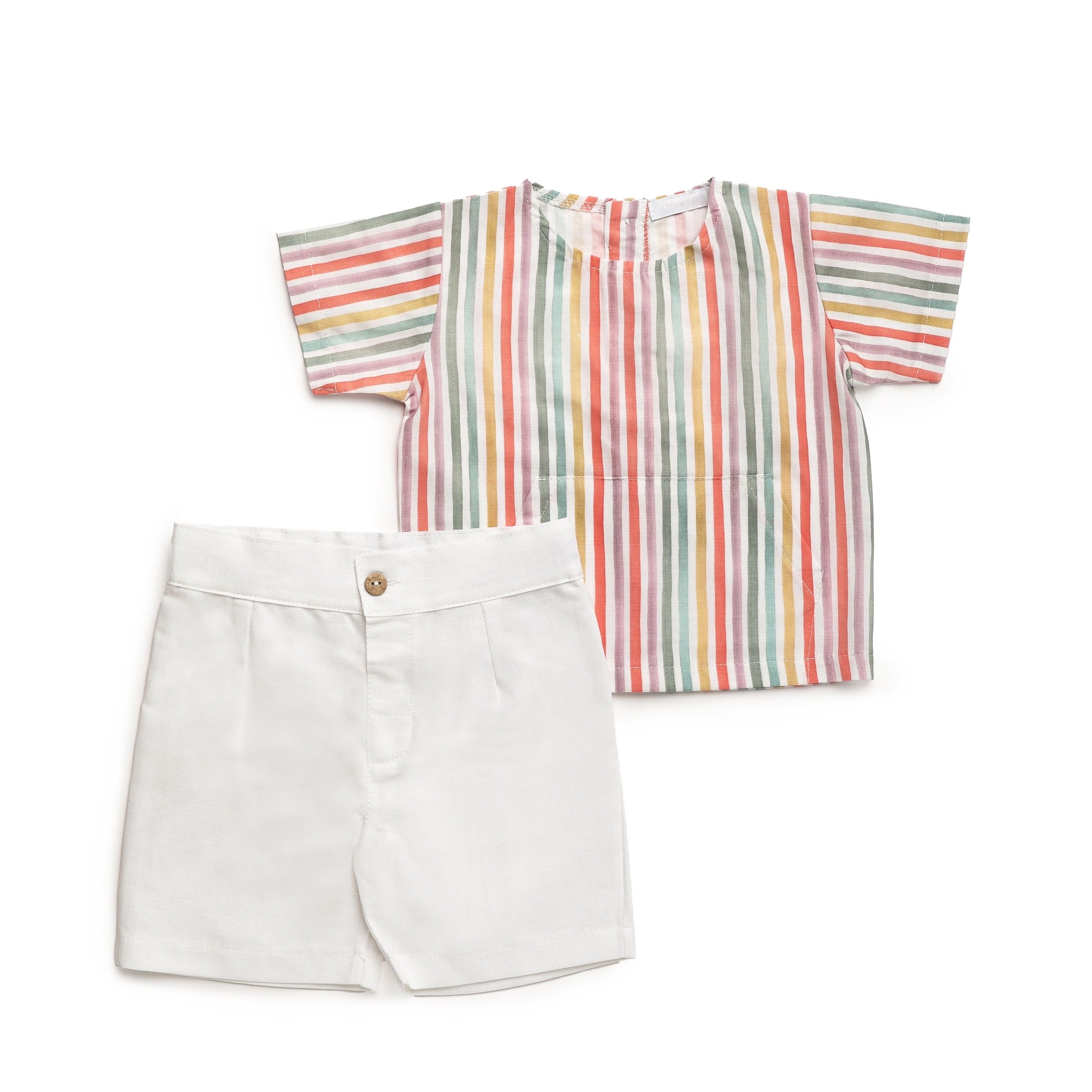 Multi Stripes Boy Set