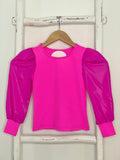 Metallic Pink Top