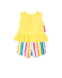Multi Color Short Set