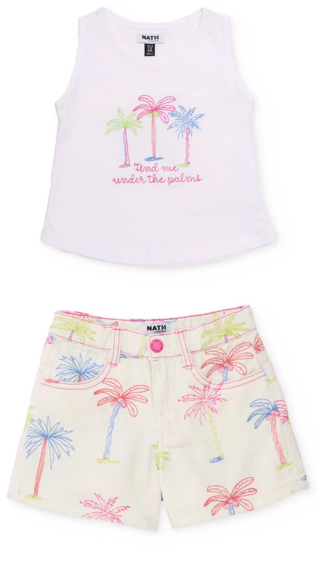 Palm Breezy Short Set