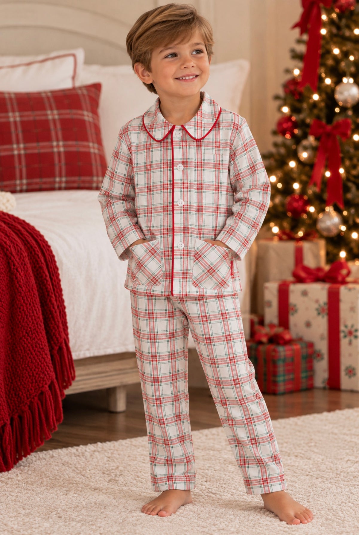 Christmas Charm Plaid PJ