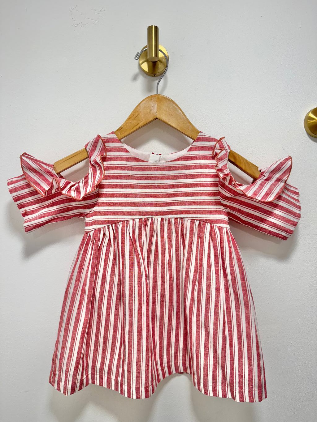 Red Off shoulder Dress
