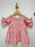 Red Off shoulder Dress