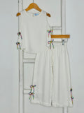 Multicolor Bow Pant Set