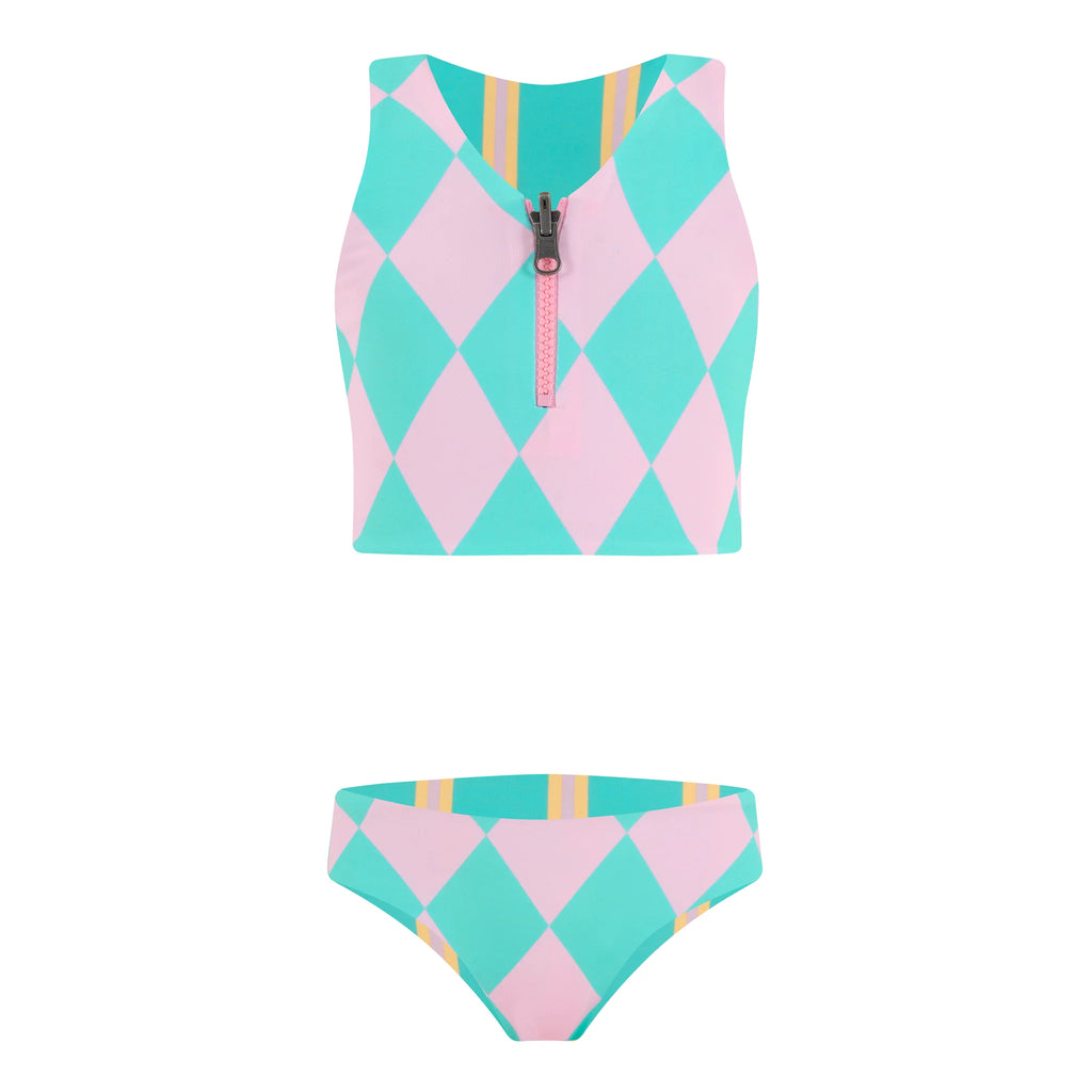 Harlequins Two Piece Reversible Bikini