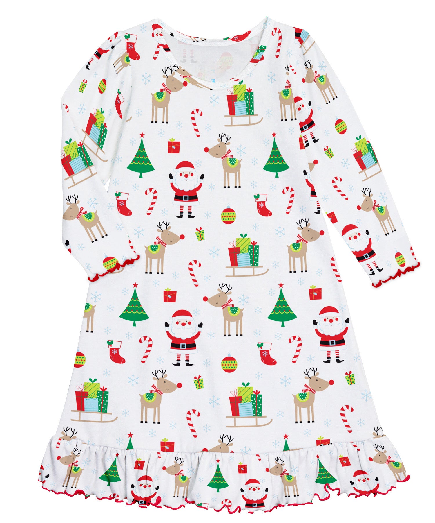 Nightgown White Xmas
