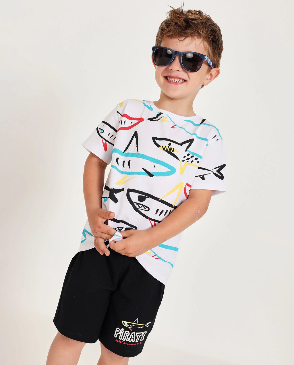 Multicolor Shark Set
