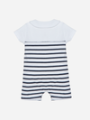 Stripes Anchor Pique Romper