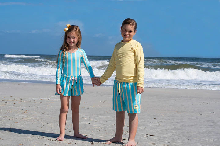 Enzo Yellow Rash-Guard