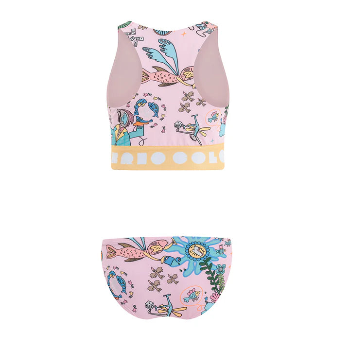 Ballerina Zip Up Bikini Set