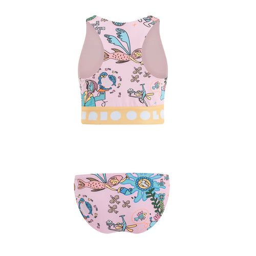 Ballerina Zip Up Bikini Set