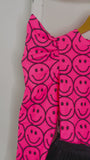 Puff Sleeve Top Neon Pink